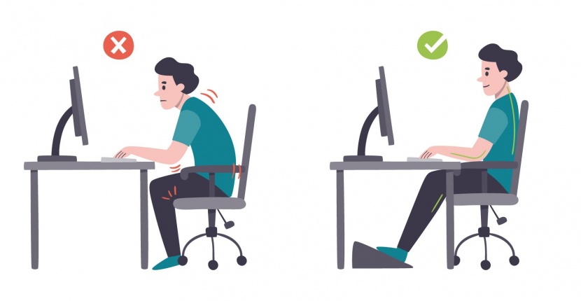 Ergoçnomisch ziiten aan bureau. Nieuwe wetgeving ergonomie en preventie van MSA: wat jij moet weten!
