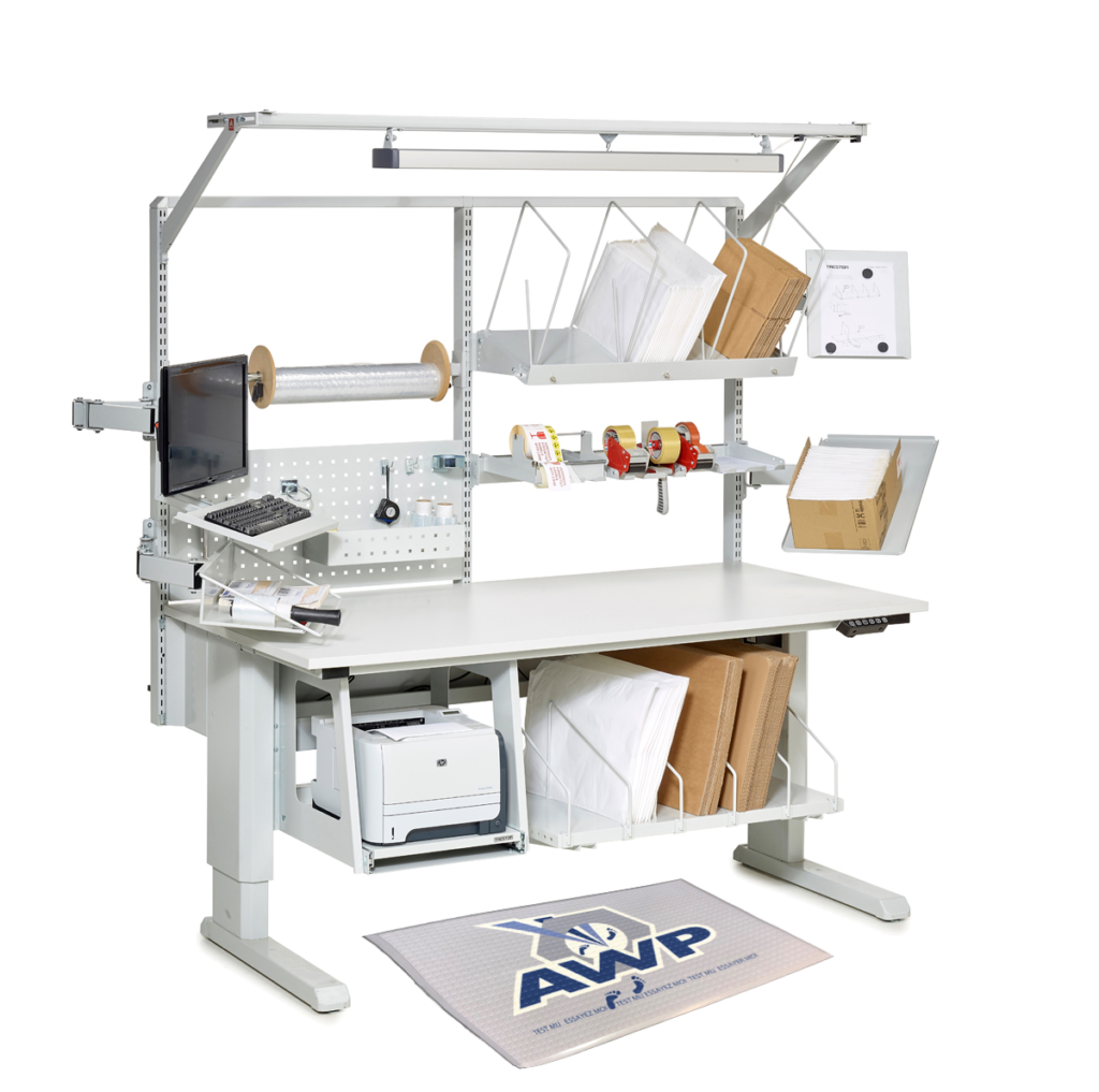 Treston werktafel met accessoires - werkplaatsinrichting