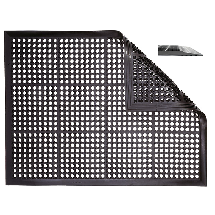 Ergonomische mat met ronde gaten