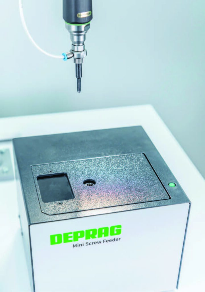 Mini screw feeder geschikt voor mini- en microschroeven - Deprag