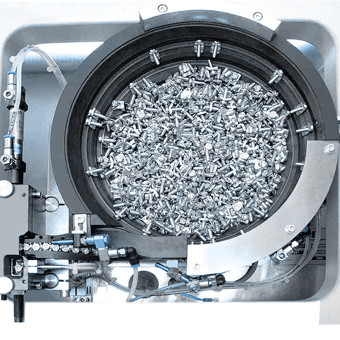 Pick and place feeding method Deprag