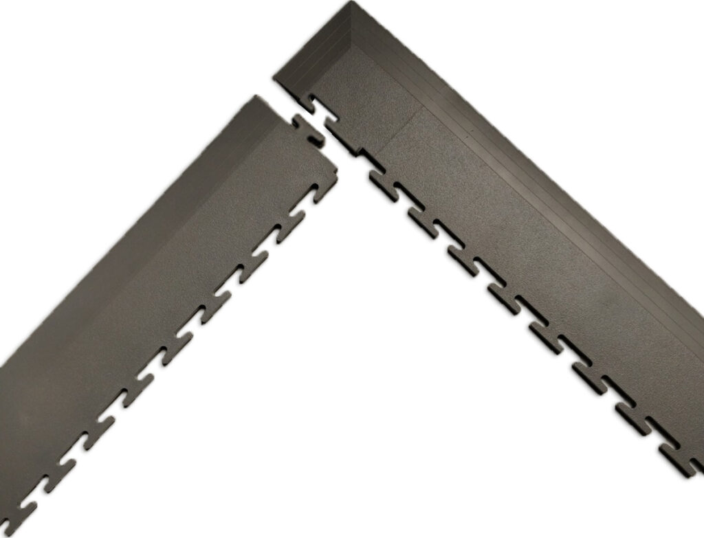 Zwarte ramps 7 mm voor ESD kliktegels