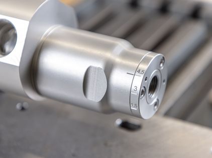 Grijze turbinemotoren Deprag close-up