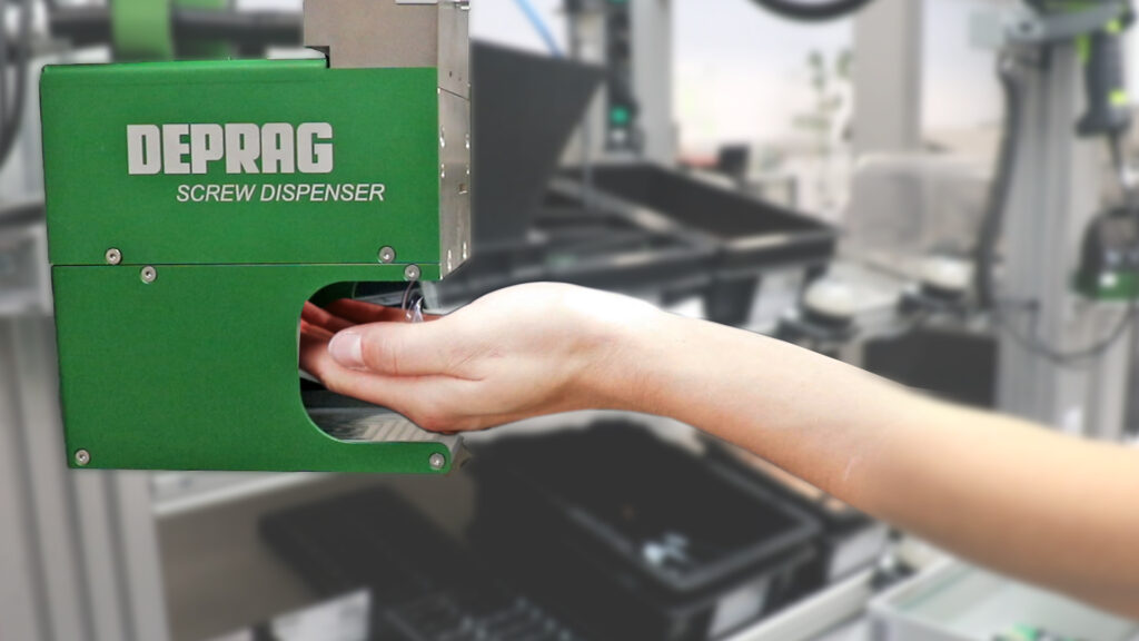 Deprag screw dispenser levert juiste aantal en type schroeven - toevoertechniek