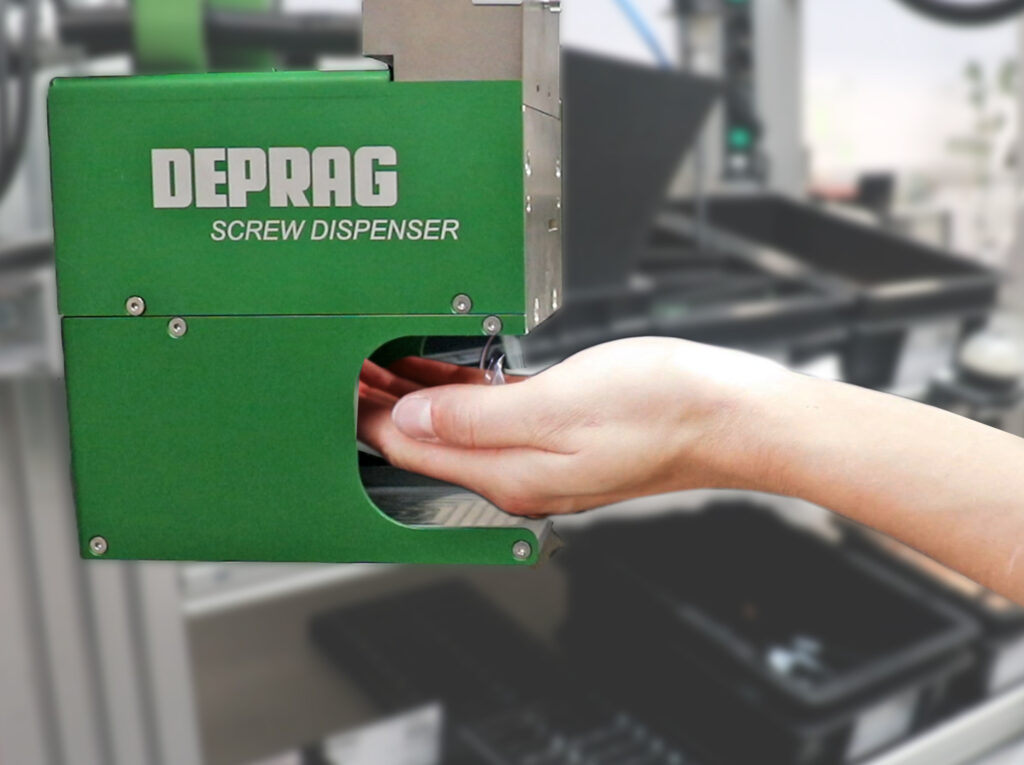 Deprag screw dispenser levert juiste aantal en type schroeven - toevoertechniek
